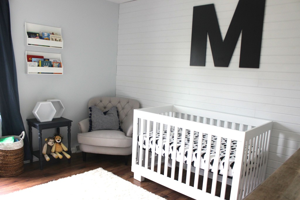 Shiplap Wall Tutorial for Nursery 