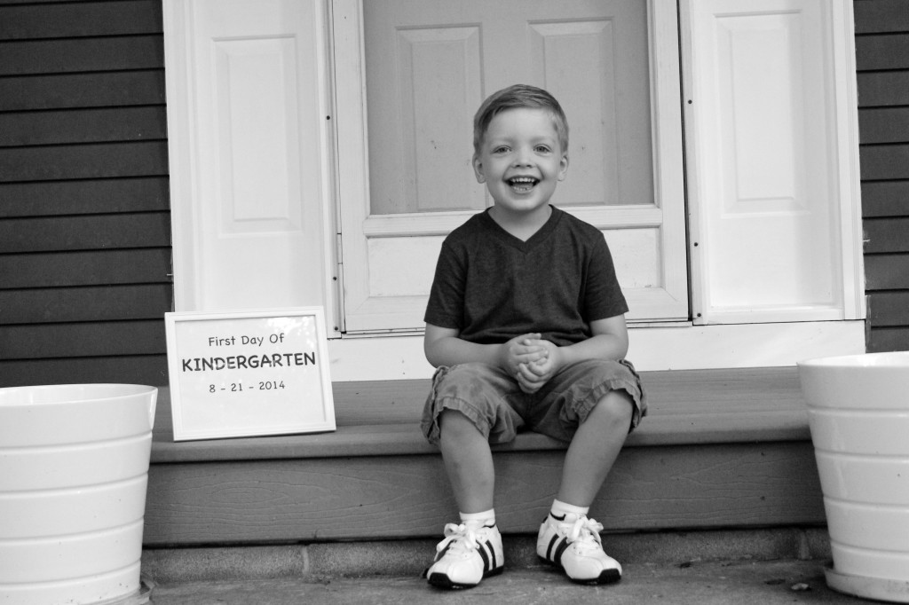 Brody’s First Day of Kindergarten.