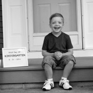 Brody’s First Day of Kindergarten.