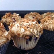 Blueberry Oatmeal Crunch Muffins