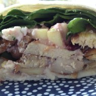 Apple Chicken + Feta Wrap