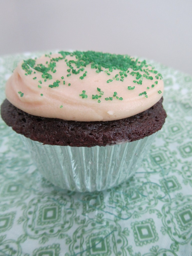 Kiss me, an Irish Carbomb Cupcake.
