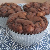 Double Chocolate Zucchini Muffins