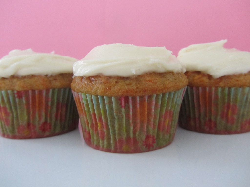 Carrot-Cake Cupcakes & Easter Plans