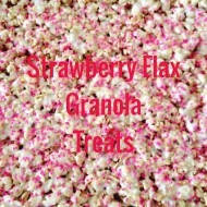 Strawberry Flax Granola Treats