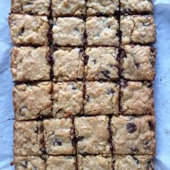 Chocolate Chip + Coconut Cookie Bars