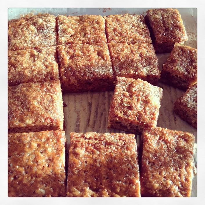 A Saturday Snack … Banana Bread Bars