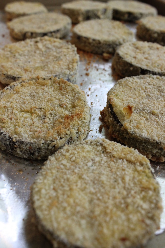 Baked Breaded Eggplant