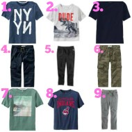 Back to School Basics for BOYS!