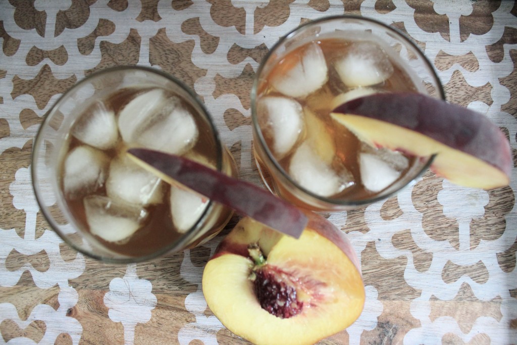 Homemade Peach Arnold Palmer