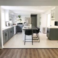Kitchen Makeover with Nuvo Cabinet Paint