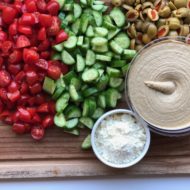 Greek Hummus Dip + Greek Mix