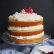 Looks fancy, but it’s simple – Coconut Cake with Raspberry Filling