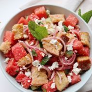 Watermelon Panzanella