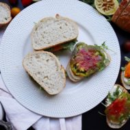 Heirloom Tomato Sandwich with Whipped Feta
