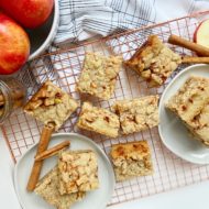 Snickerdoodle Cookie Apple Pie Bars